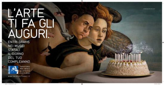 Immagine news L'Arte ti fa gli Auguri. Per il tuo compleanno musei gratis